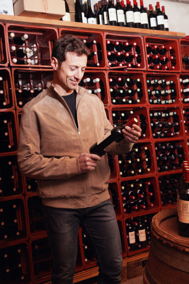 Blouson DAWKYN suède beige