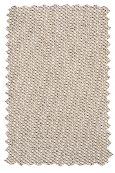 Matière de la veste VALENTINA beige.