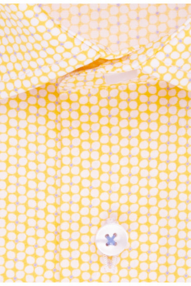 Chemisette regular fleurie jaune
