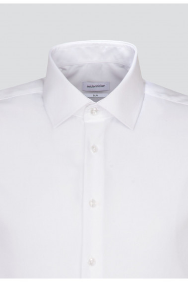 Chemisette slim unie blanche