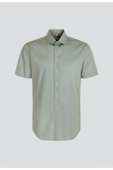 Chemissette slim fantaisie verte