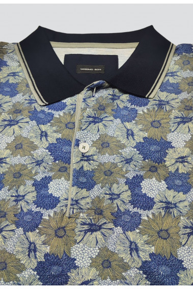 Polo fantaisie beige