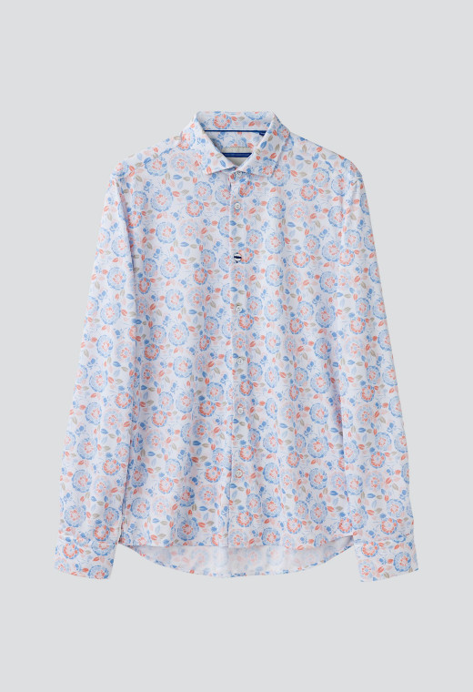 Chemise extra slim fleurie...