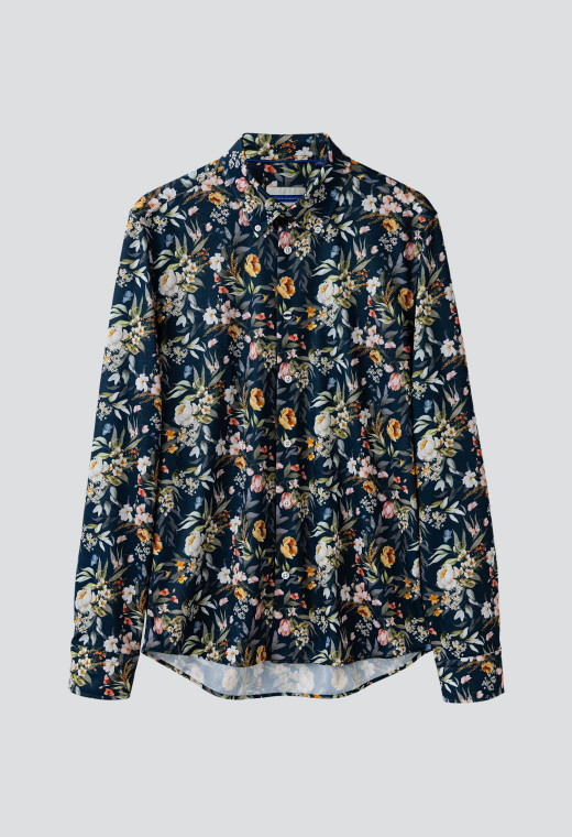 Chemise extra slim fleurie...