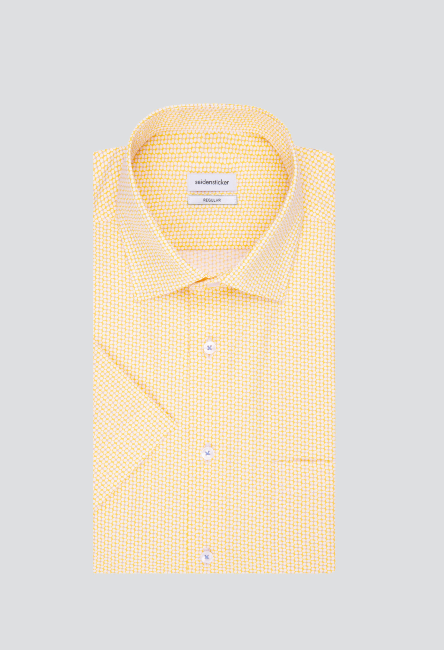 Chemisette regular fleurie jaune