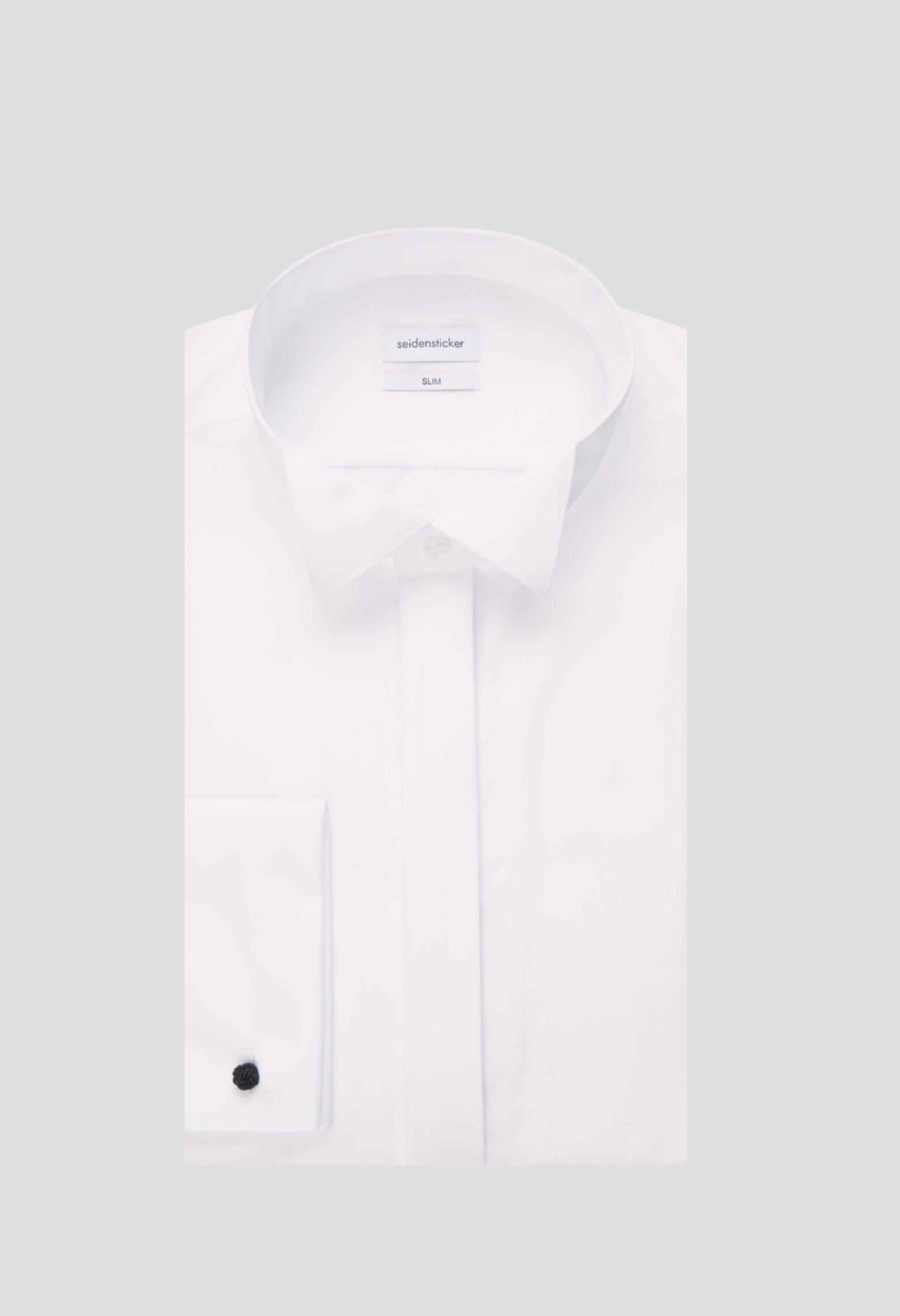 Chemise slim col cassé unie blanche