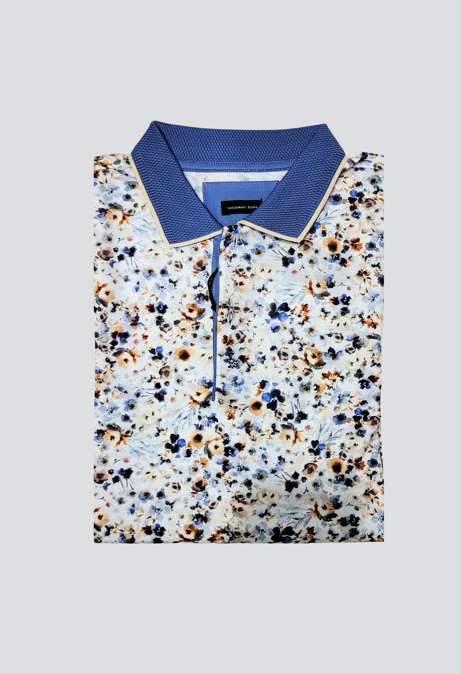 Polo fantaisie blanc