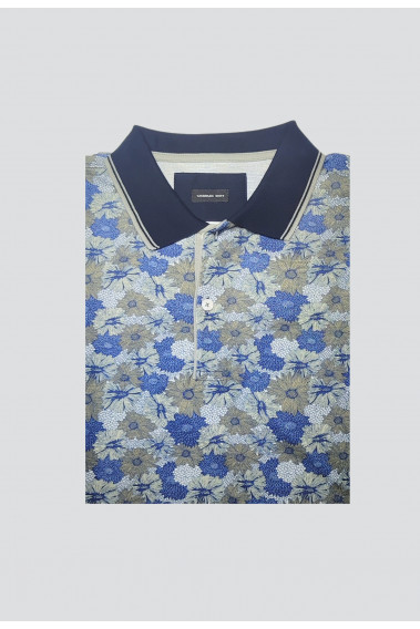 Polo fantaisie beige