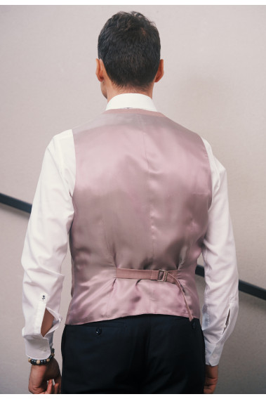 Gilet CHRIS bois de rose