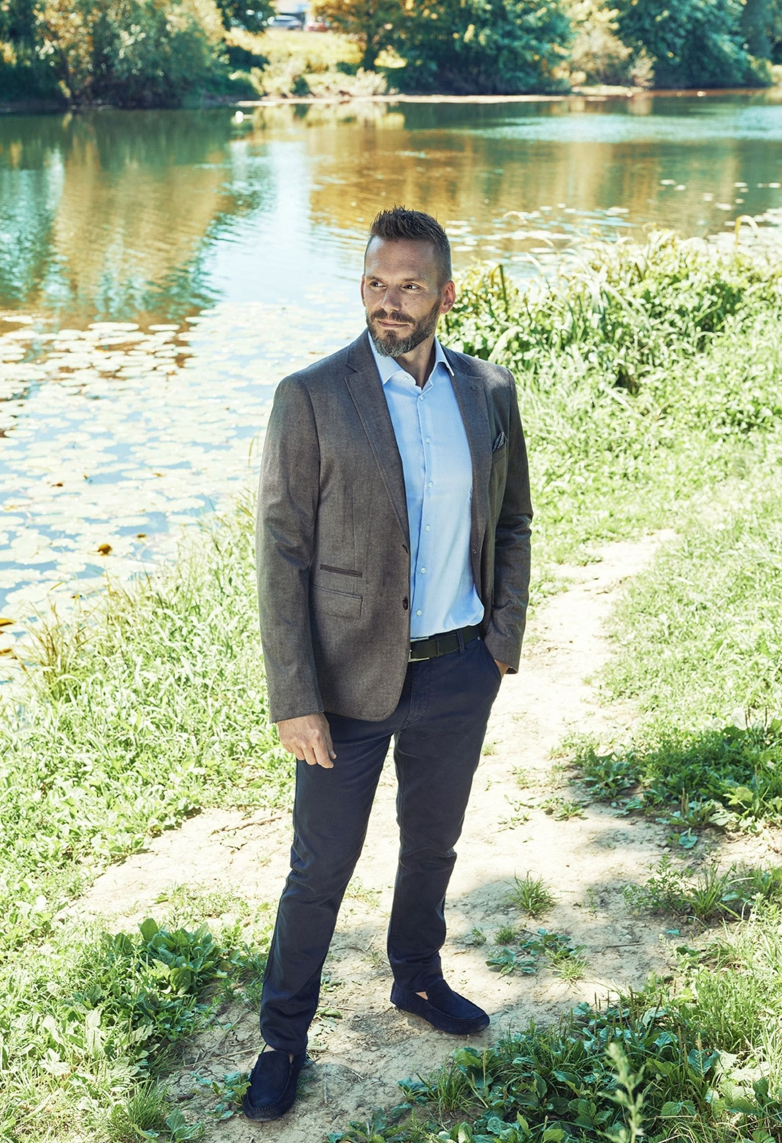 Veste NOBYLIS marron clair