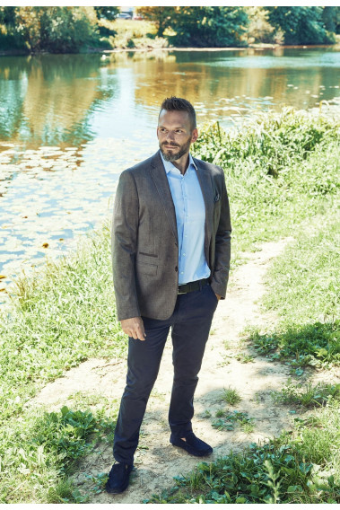 Veste NOBYLIS marron clair