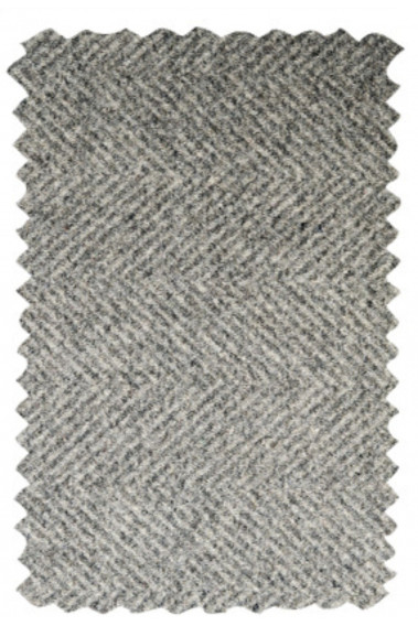 Matière du manteau SUAVE gris clair.