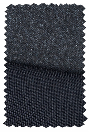 Matière du blouson BENI marine.