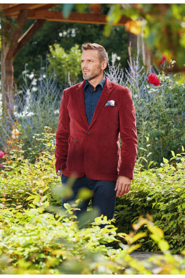 Veste homme velours bordeaux, veste homme Besançon