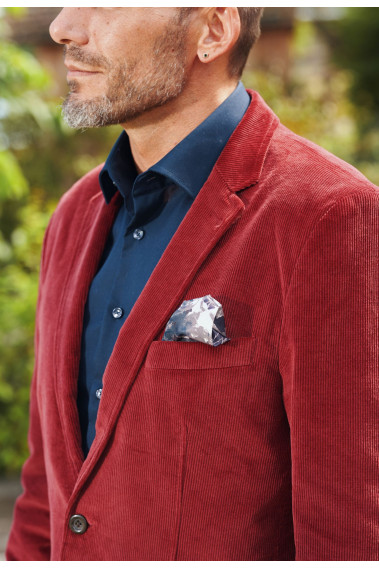 Veste homme velours bordeaux, veste homme Besançon