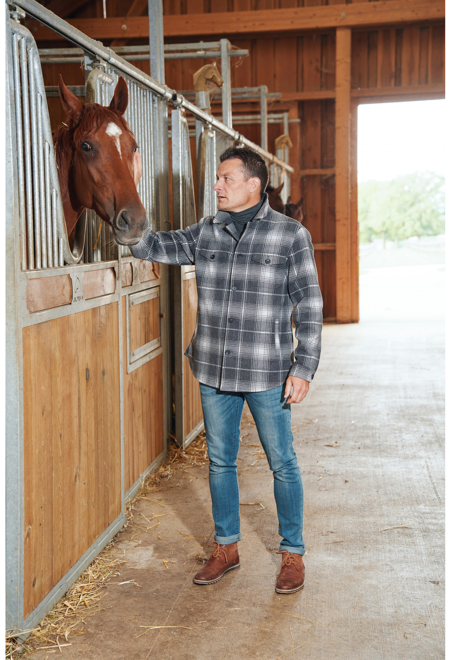 Surchemise RUBY carreaux gris