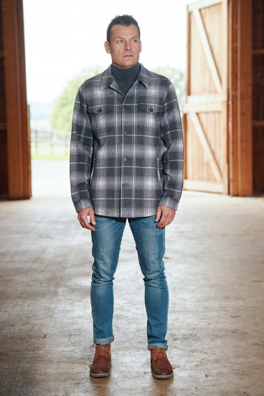 Surchemise RUBY carreaux gris