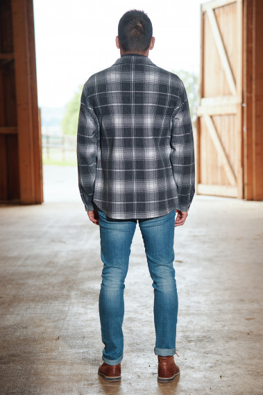 Surchemise RUBY carreaux gris