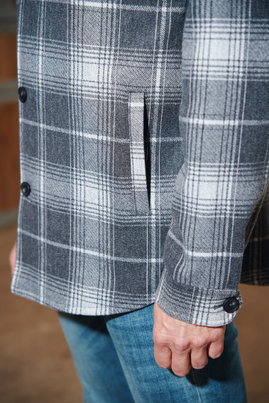 Surchemise RUBY carreaux gris