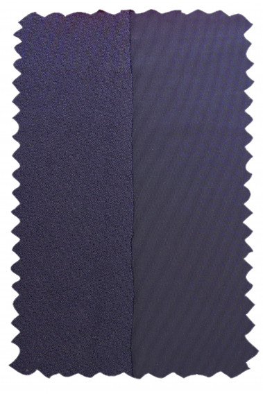 Matière du blouson BARY bi-matière marine.