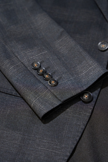 Veste PARKERV carreaux gris