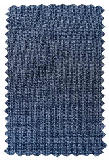 Matière du costume SUAT marine à carreaux